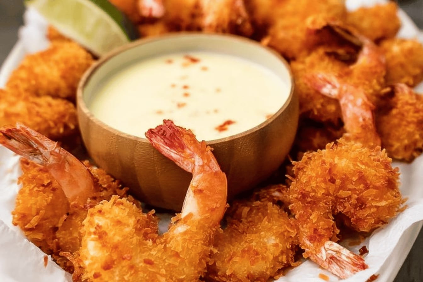 Coconut Shrimp with Pina Colada Sauce Recipe