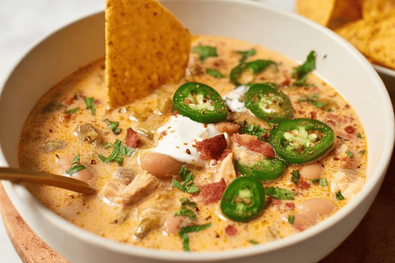 Creamy White Chicken Chili Recipe