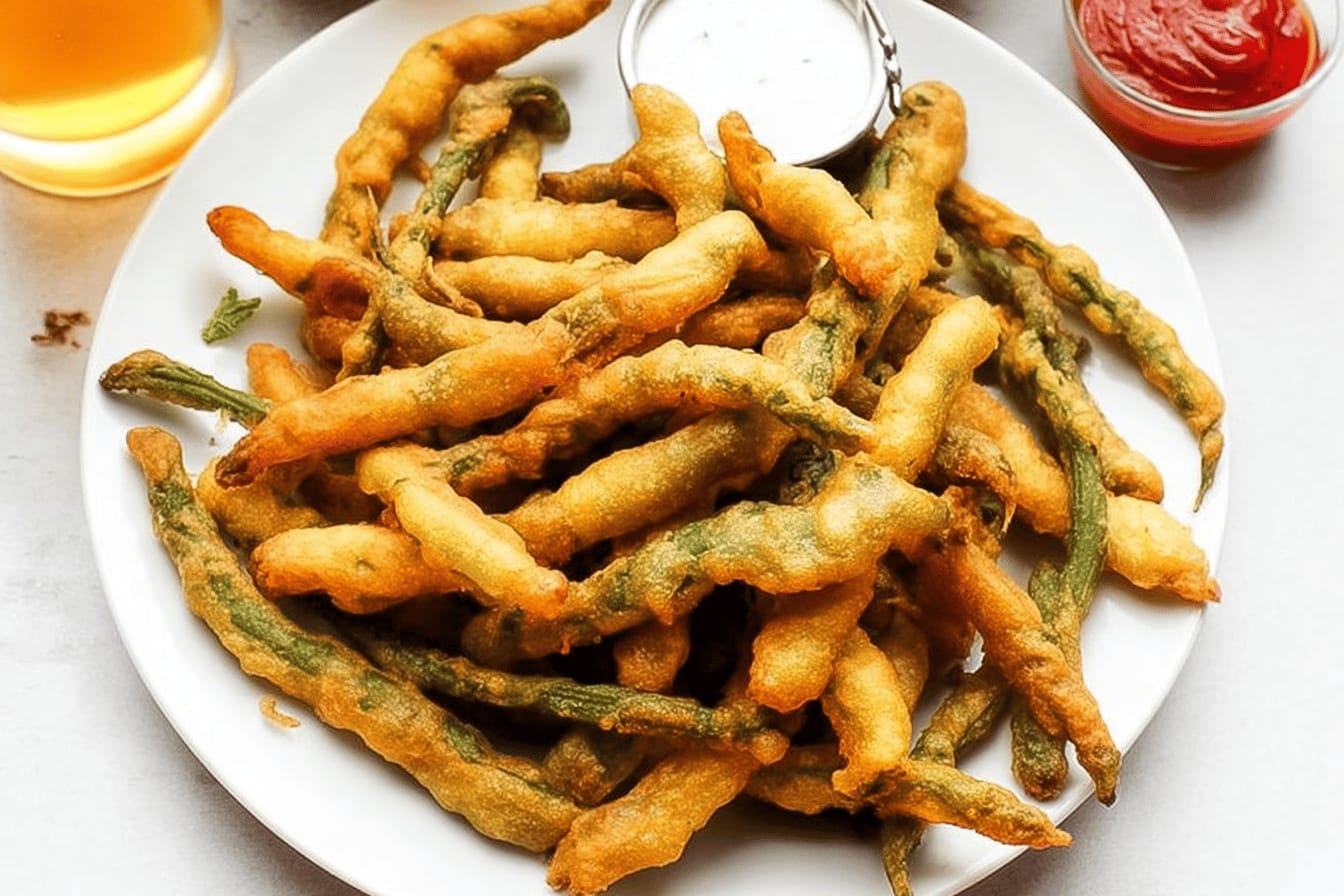 Crispy Fried Green Beans Recipe