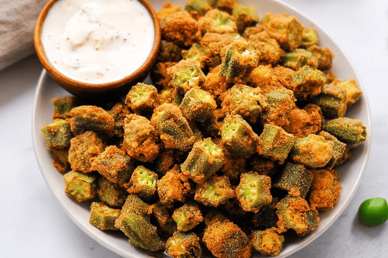 Crispy Fried Okra Recipe for Snack Lovers
