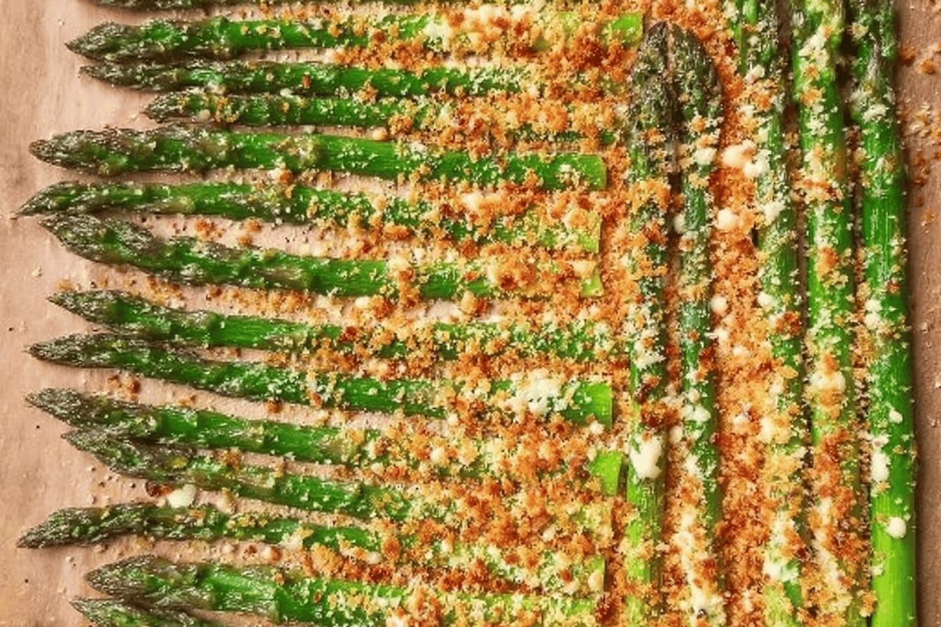 Crispy Garlic Roasted Asparagus Recipe