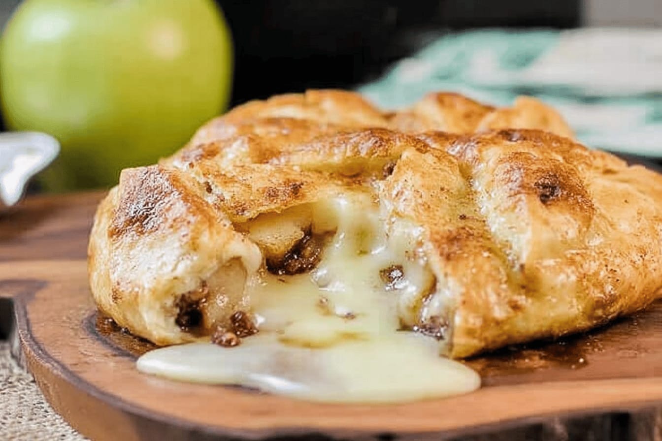 Delicious Apple Pie Baked Brie Recipe