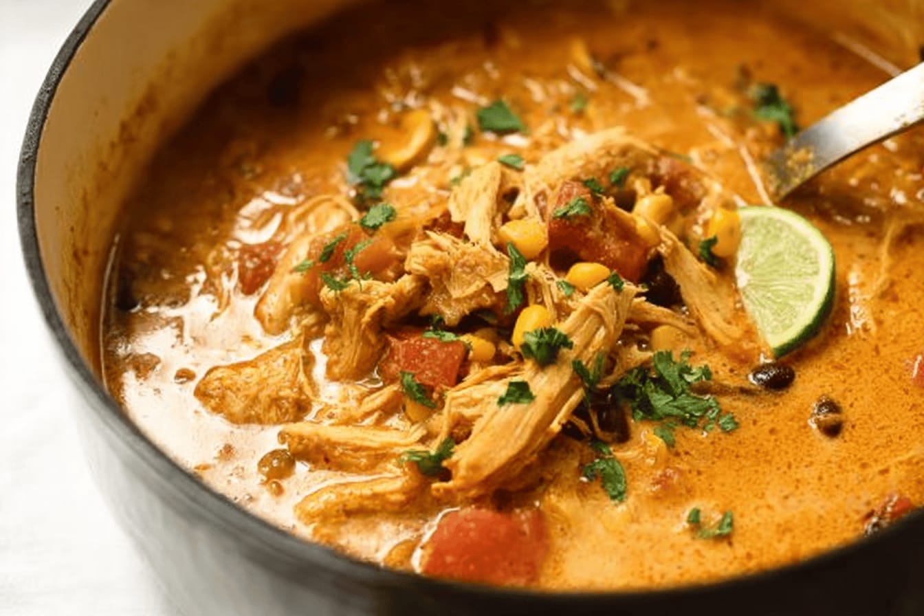 Delicious Chicken Enchilada Soup Recipe