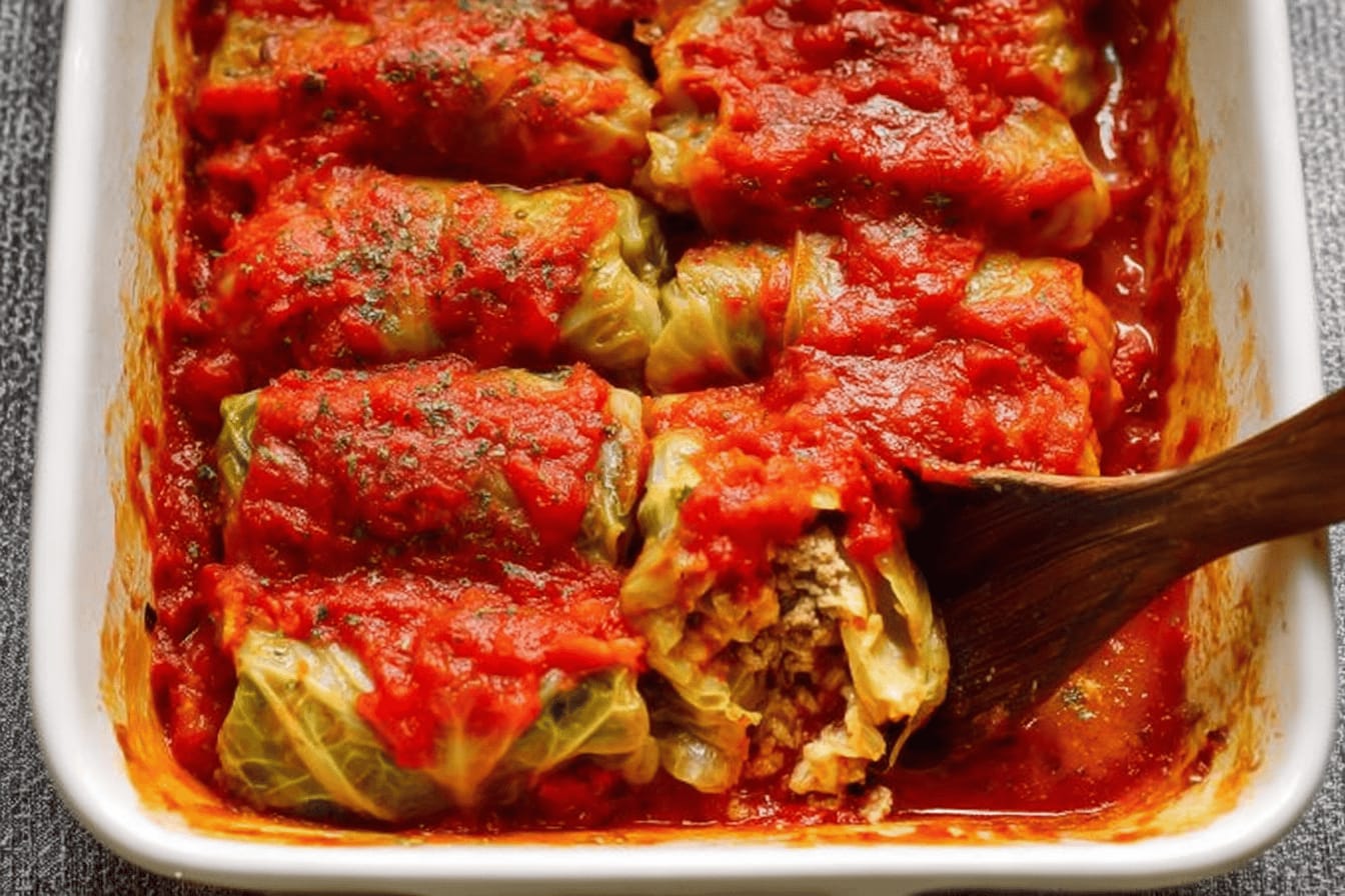 Delicious Homemade Cabbage Rolls Recipe