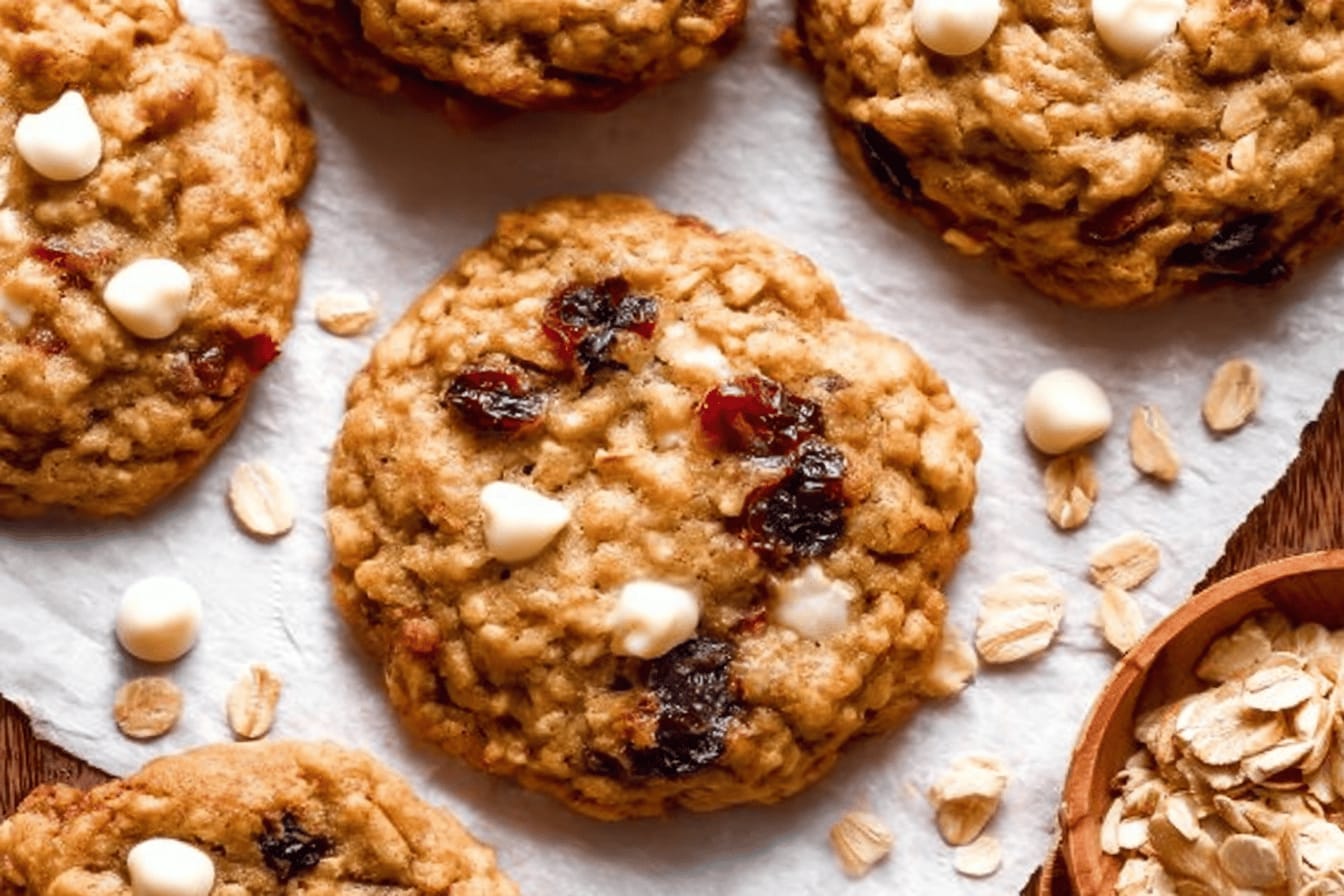 Delicious Oatmeal Cranberry Cookies Recipe