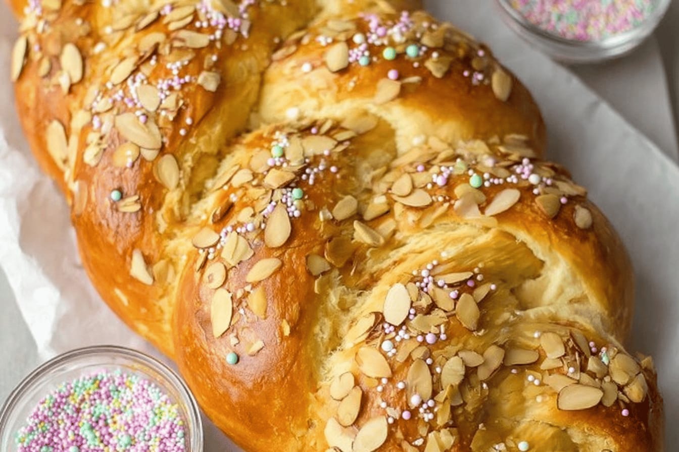 Delicious Orange Almond Easter Bread Recipe
