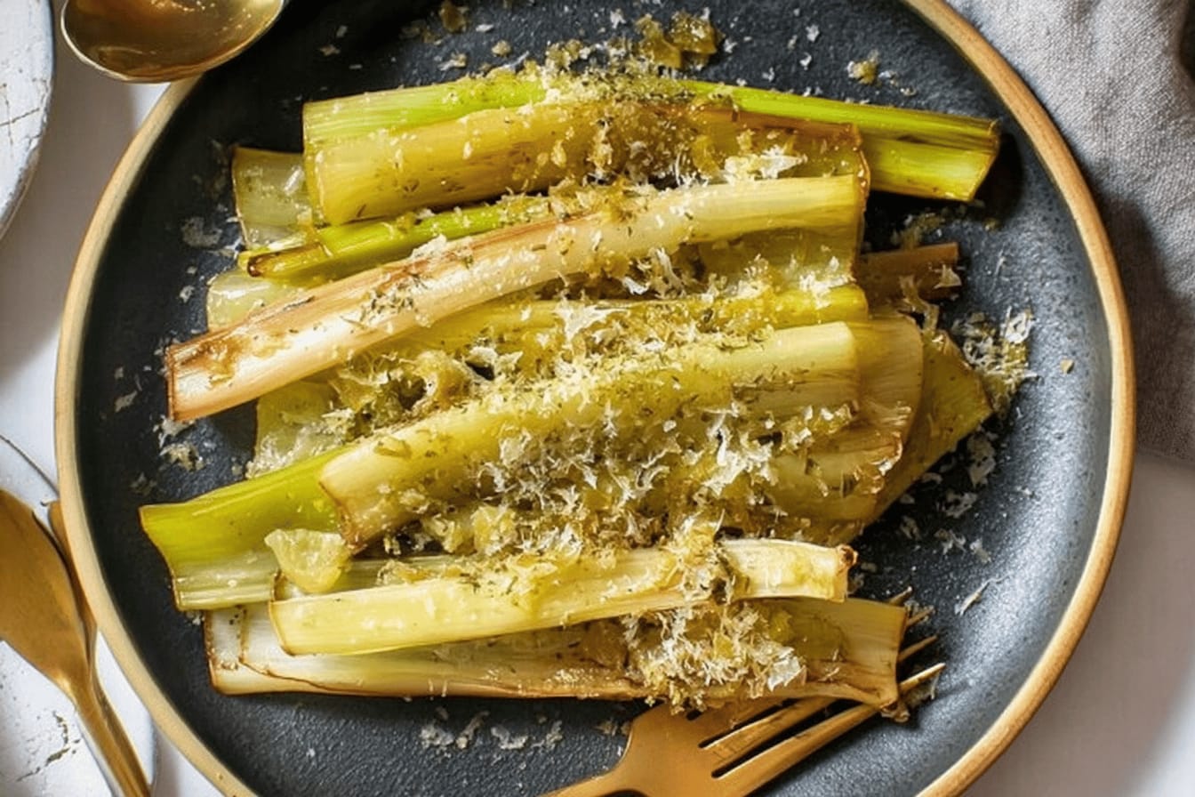 Delicious Sautéed Leeks with Parmesan Recipe