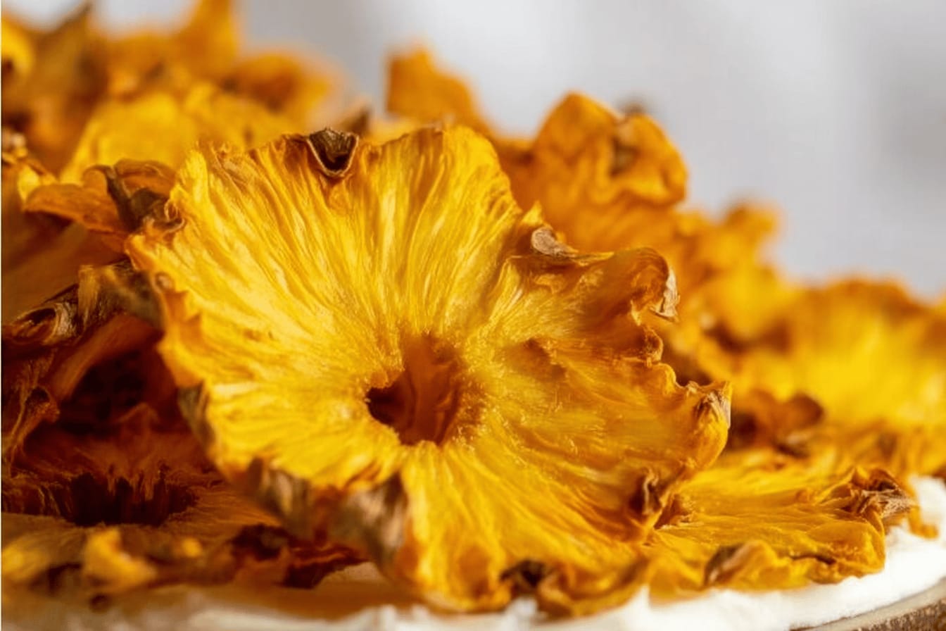 Dried Pineapple Flowers Recipe for Stunning Snacks