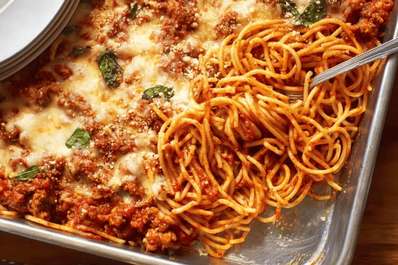 Easy Baked Spaghetti Recipe for Families
