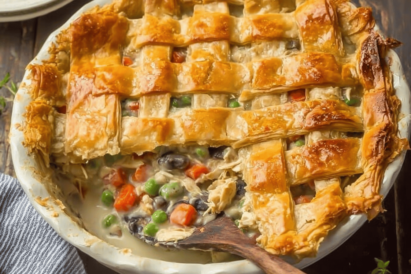 Easy Chicken Pot Pie Casserole Recipe