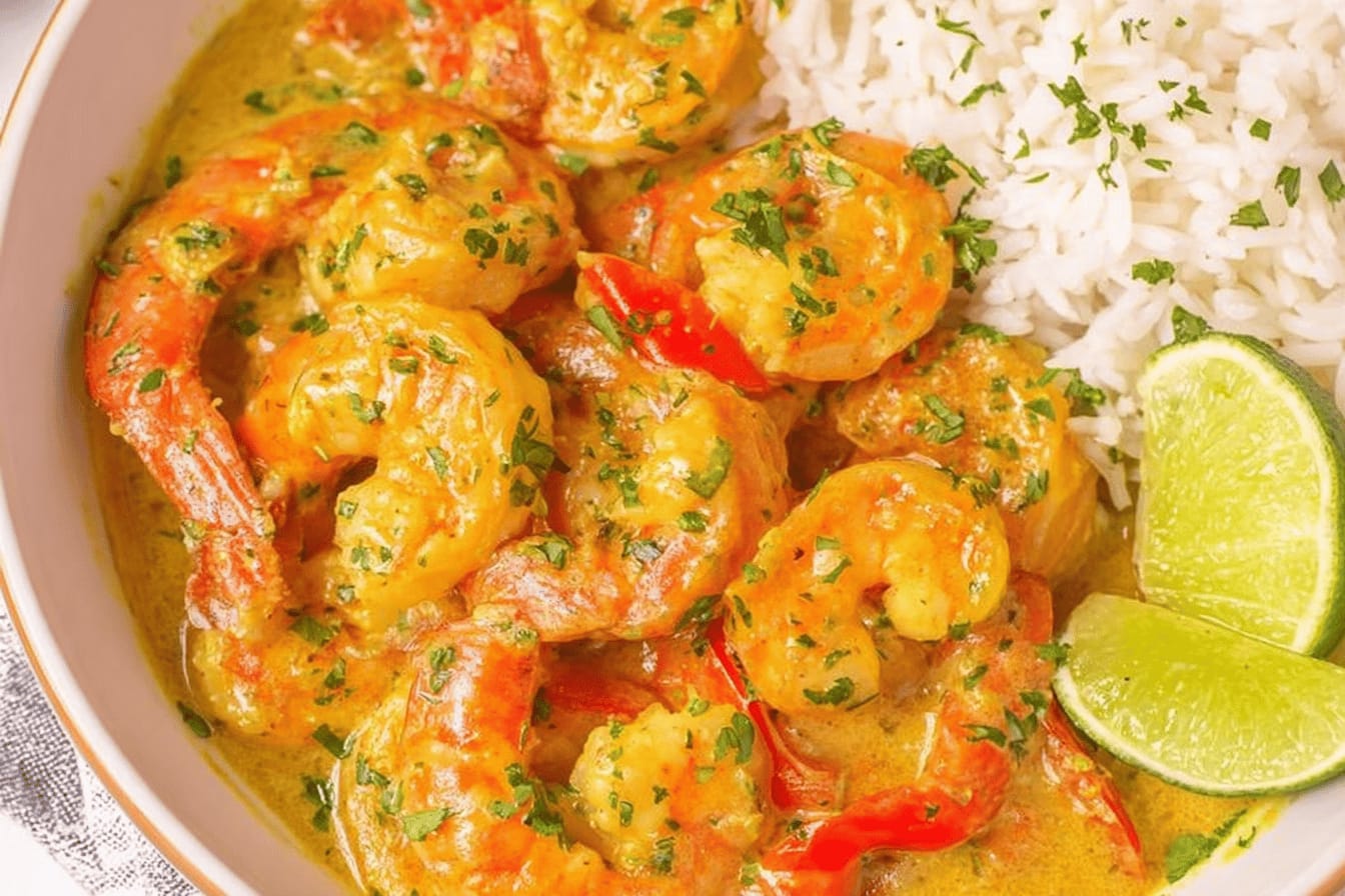 Easy Coconut Curry Shrimp Recipe