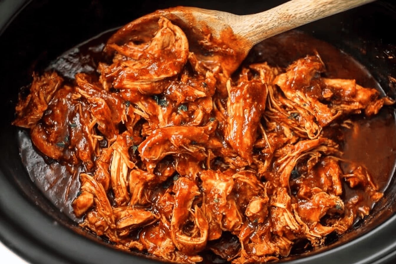 Easy Crockpot BBQ Chicken Recipe