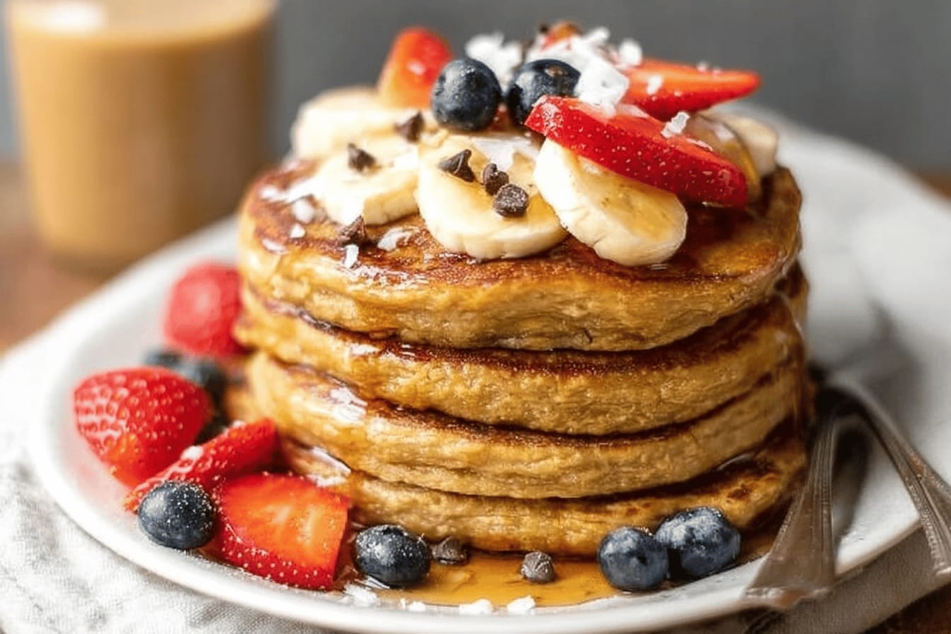 Easy Dairy-Free Banana Pancakes Recipe