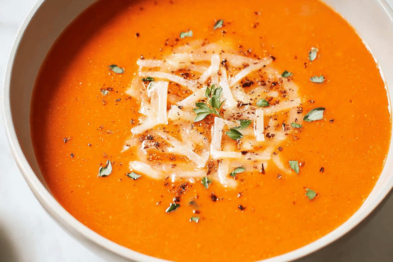 Easy Homemade Tomato Soup Recipe