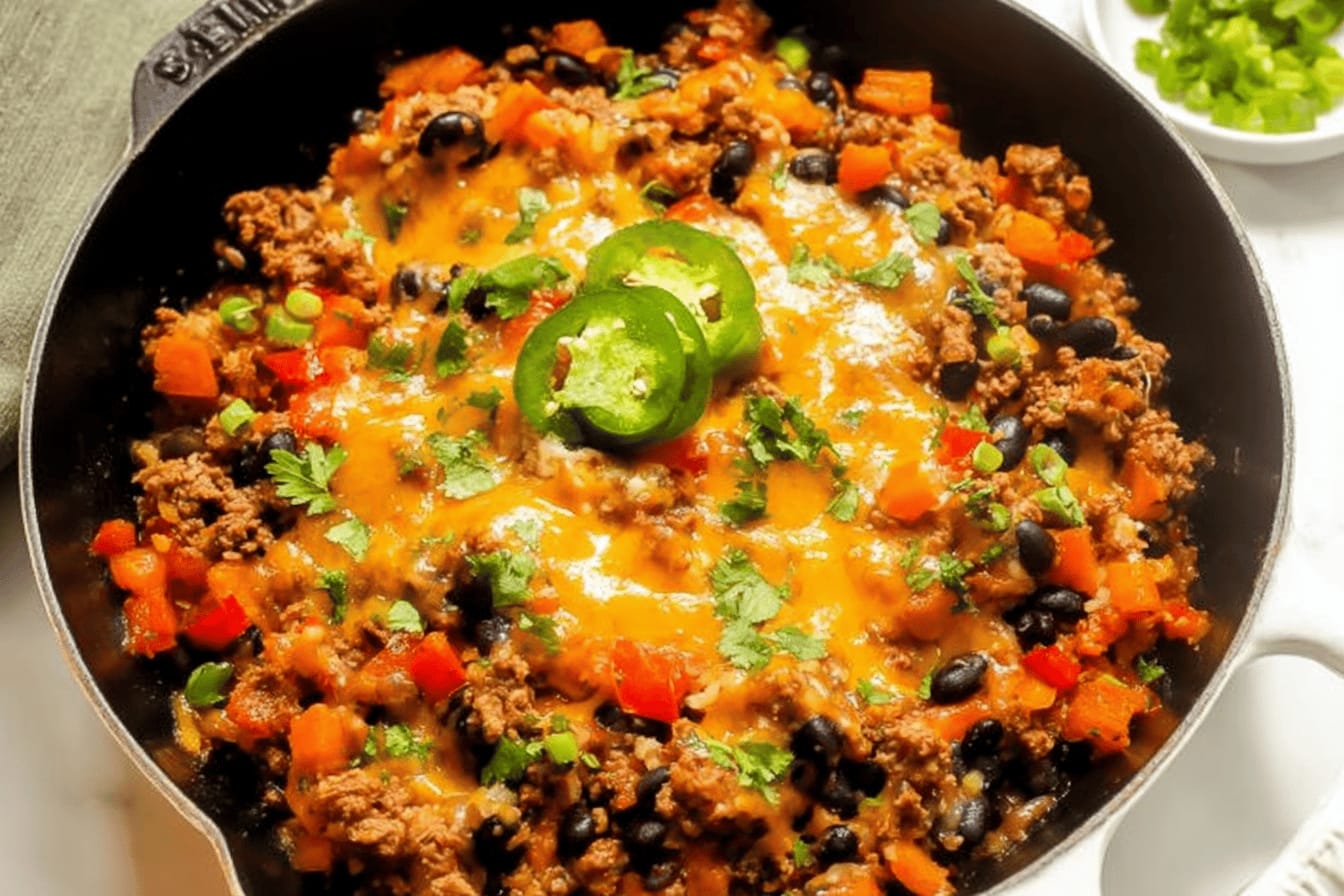 Easy Taco Skillet Recipe for Dinner