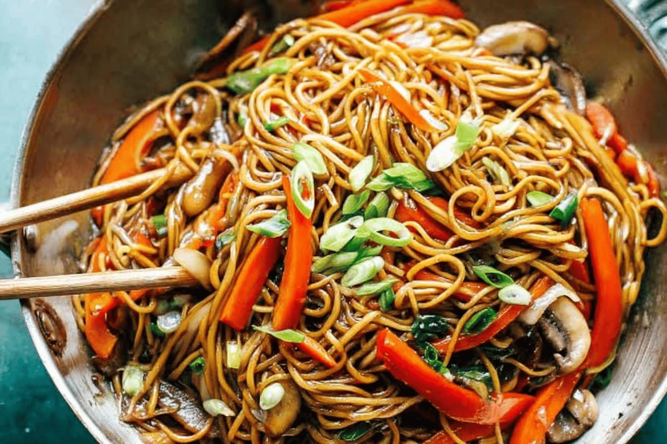 Easy Vegetable Lo Mein Recipe