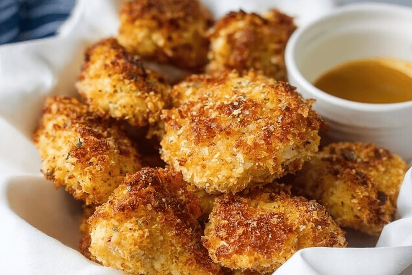Extra Crispy Parmesan Chicken Nuggets Recipe