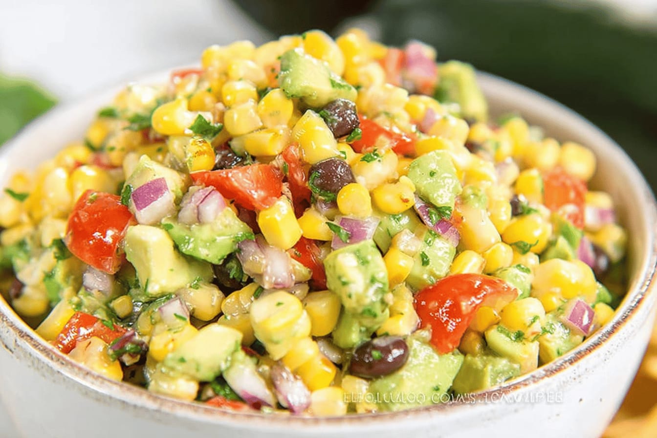 Fresh Avocado Corn Salsa Recipe