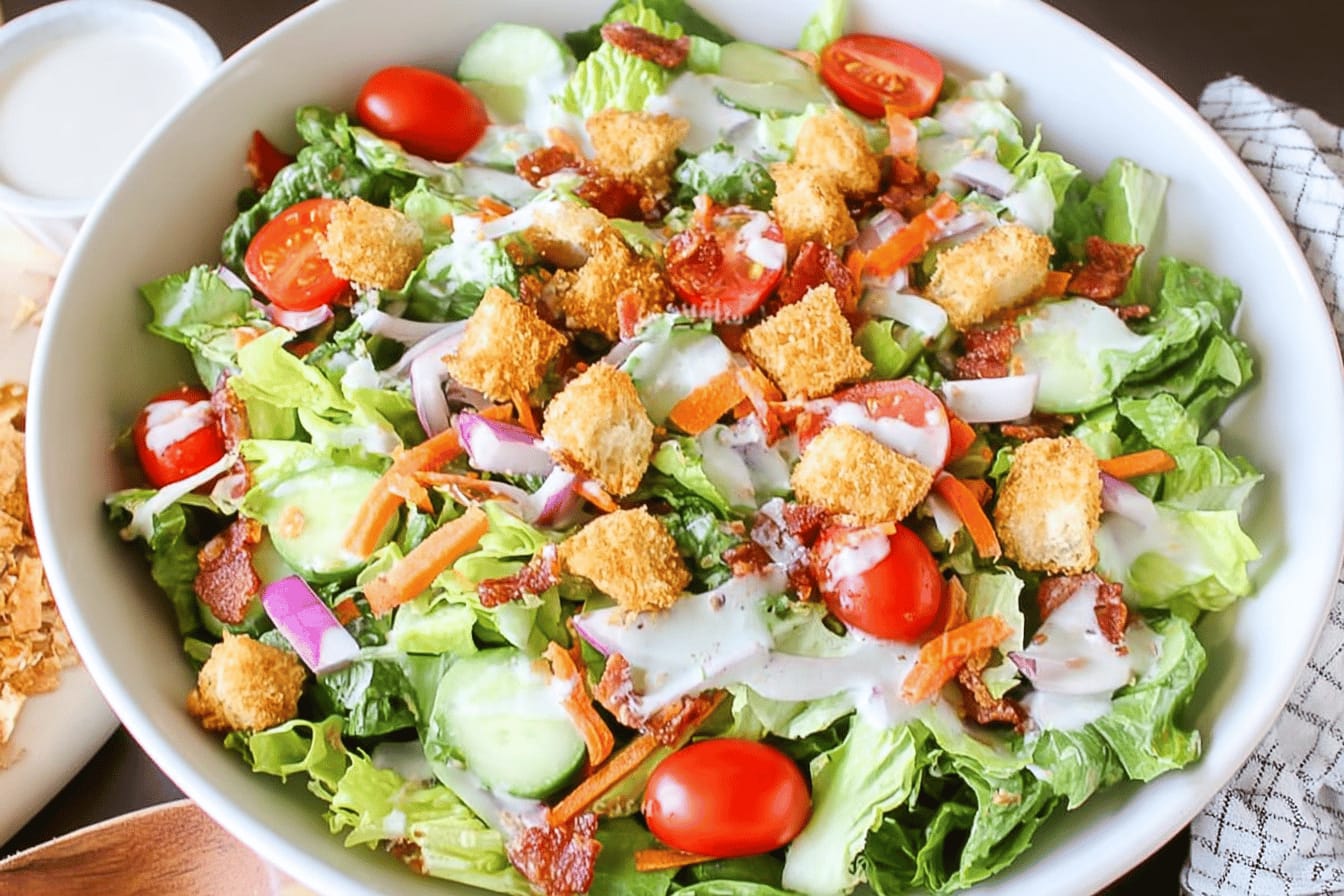 Fresh and Simple House Salad Recipe