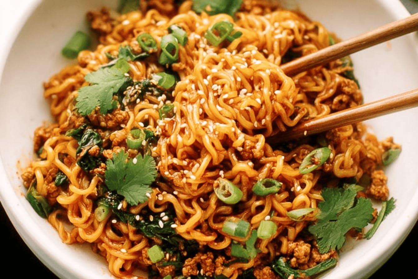 Gochujang Chicken Noodles Recipe