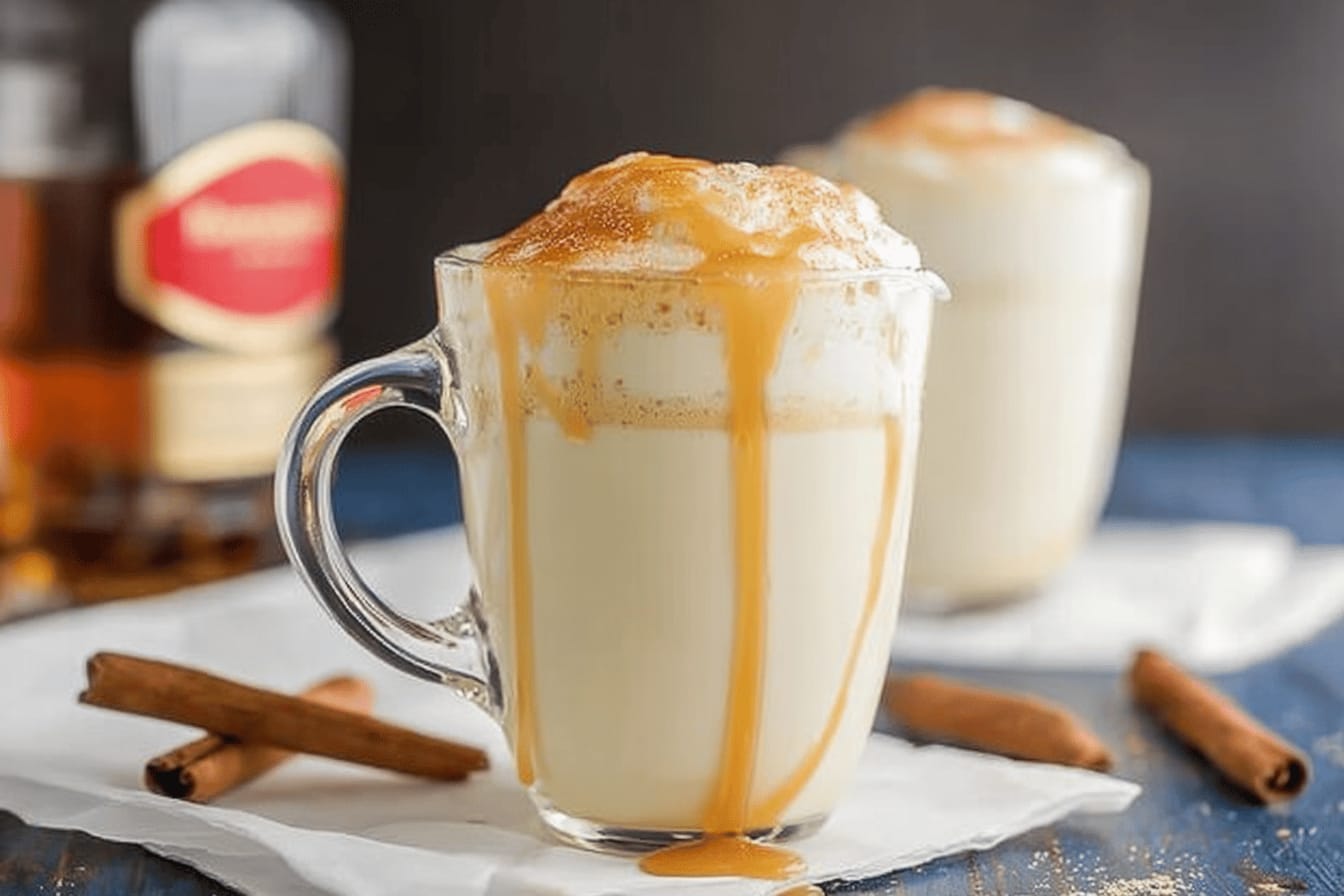 Homemade Salted Caramel Eggnog Recipe