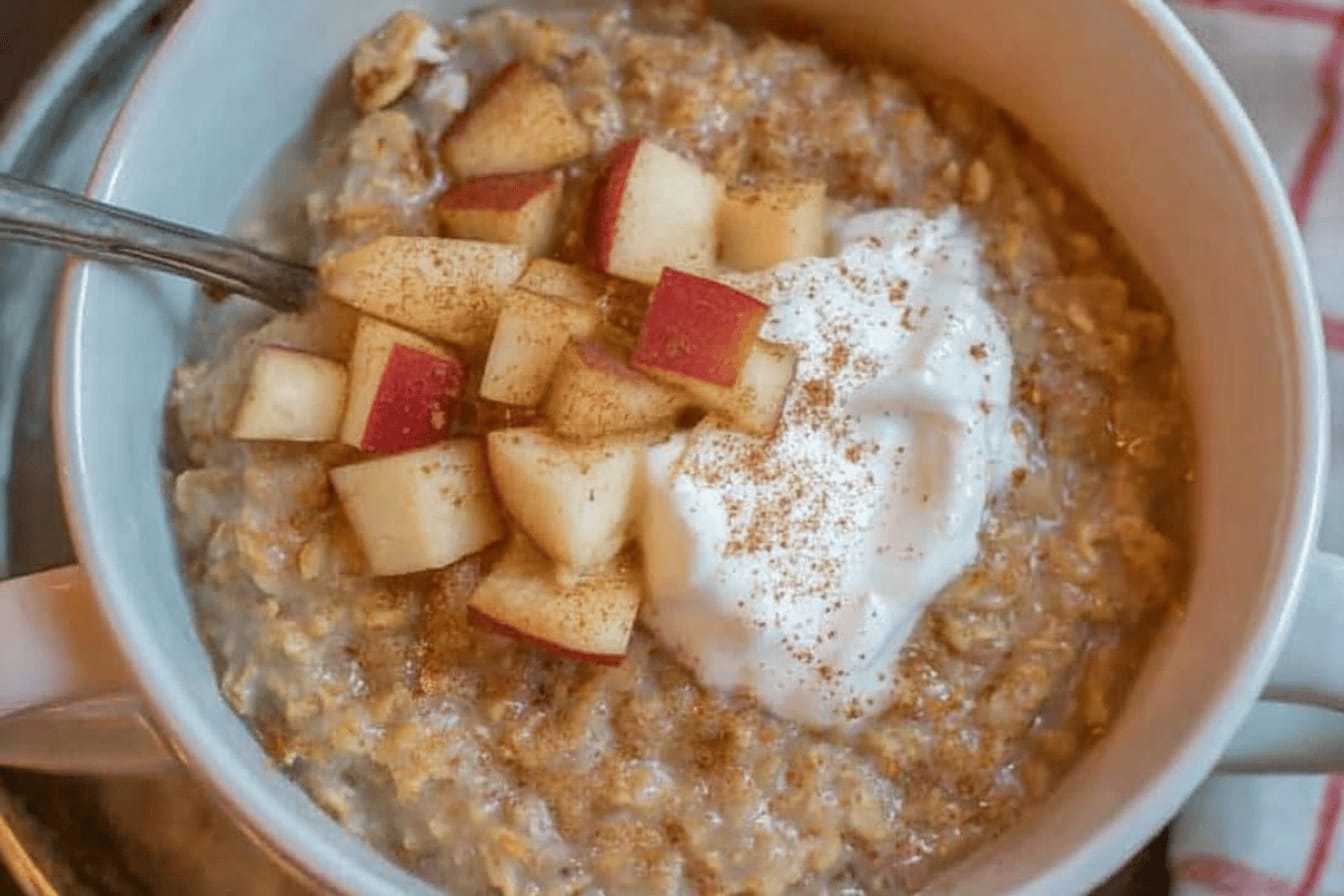 Instant Pot Apple Pie Oatmeal Recipe