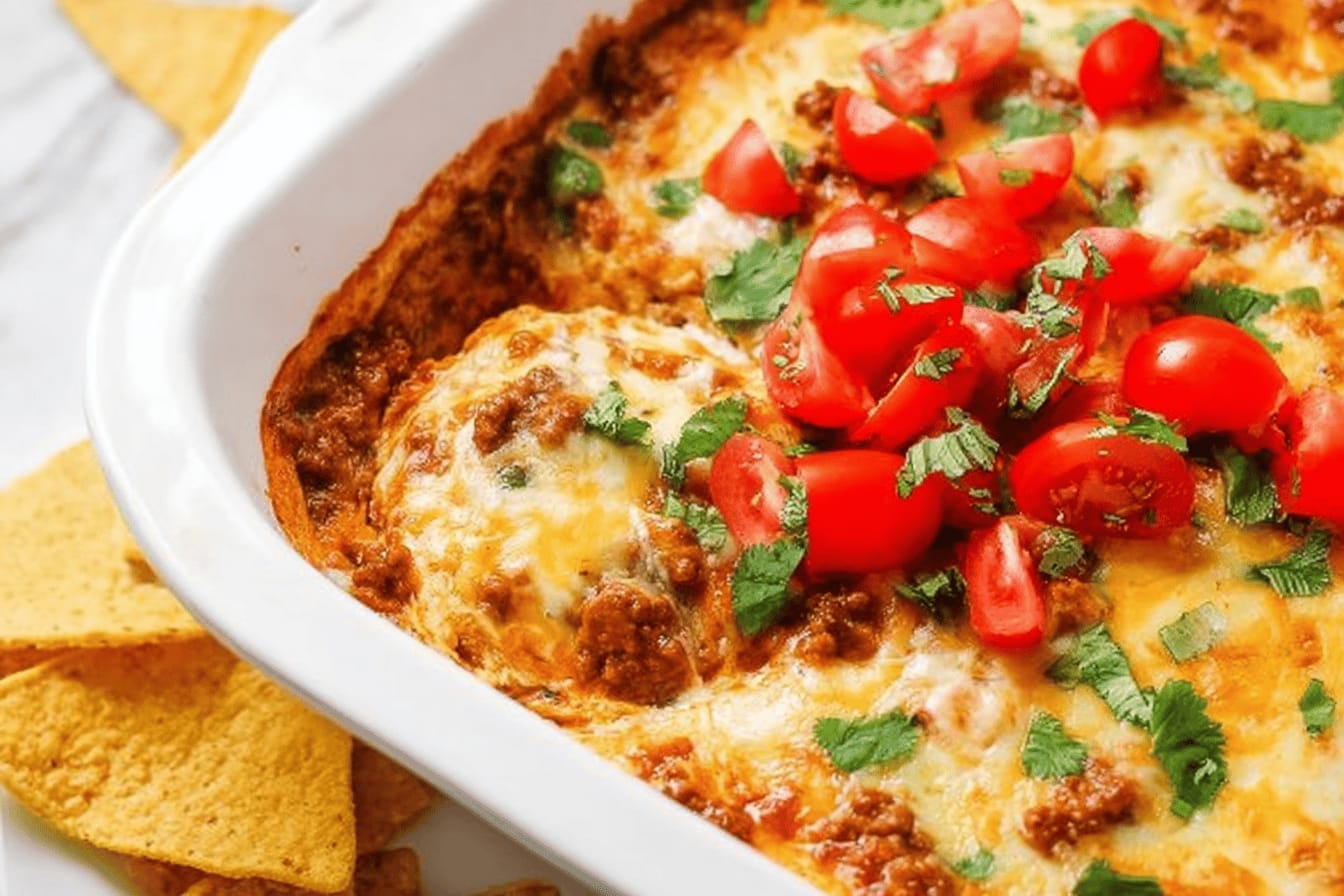 Irresistible Hot Taco Dip Recipe