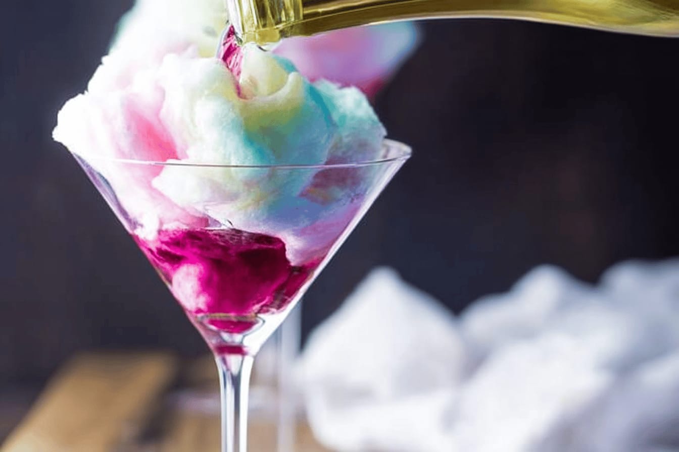 Magic Cotton Candy Martini Recipe Delight