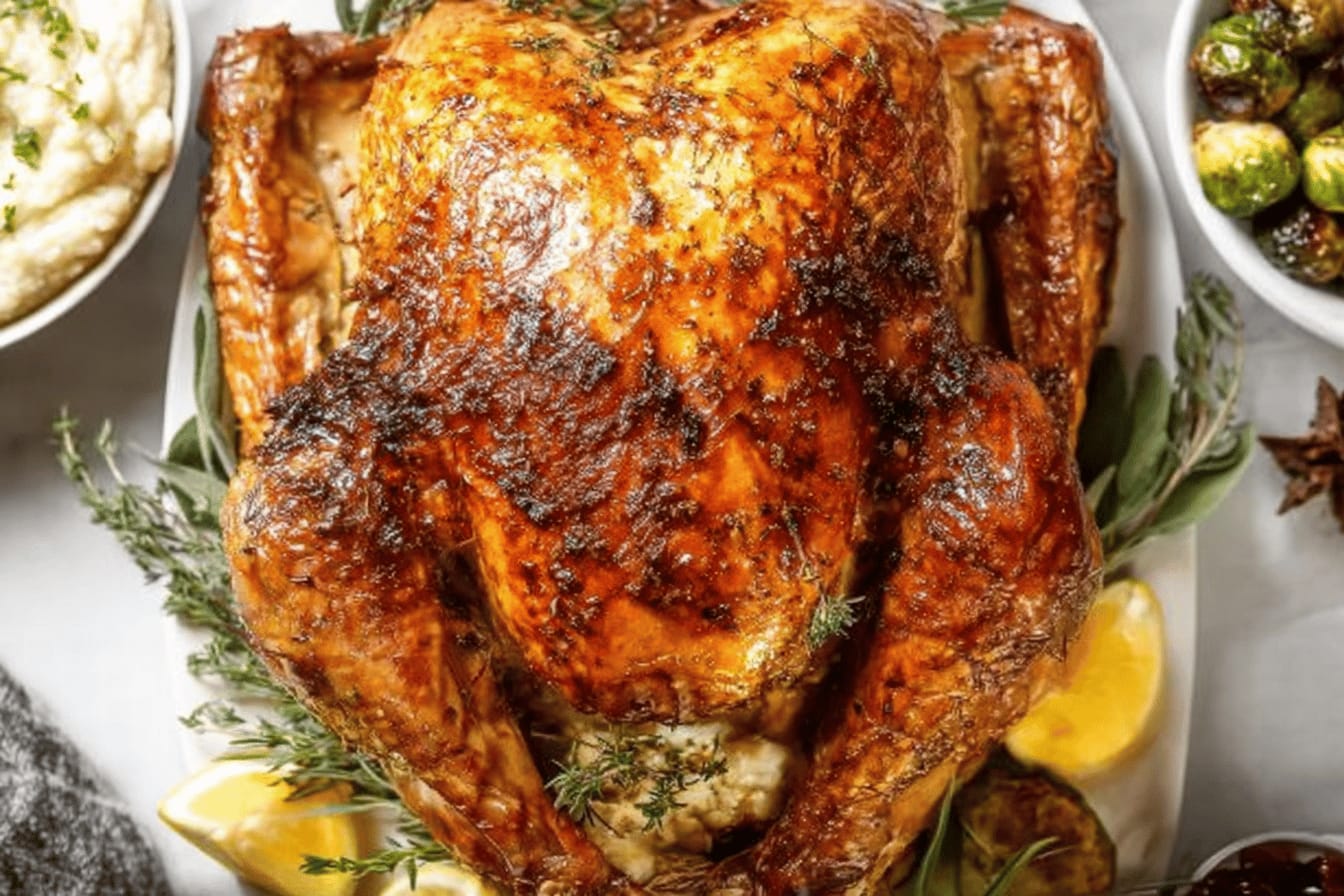 Mayonnaise Roasted Turkey Recipe for Juicy Flavor
