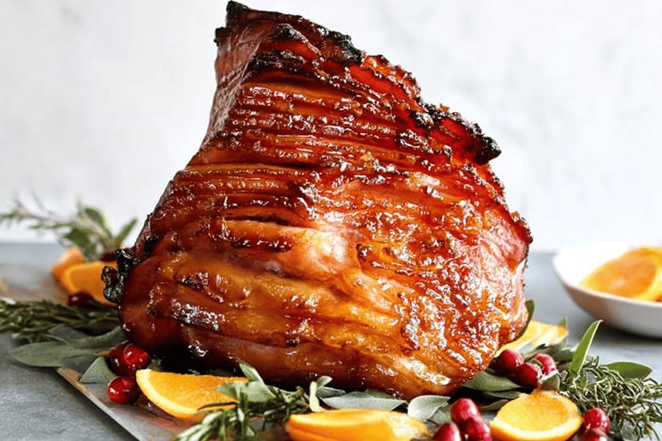 Orange Honey Glazed Ham Recipe Delight