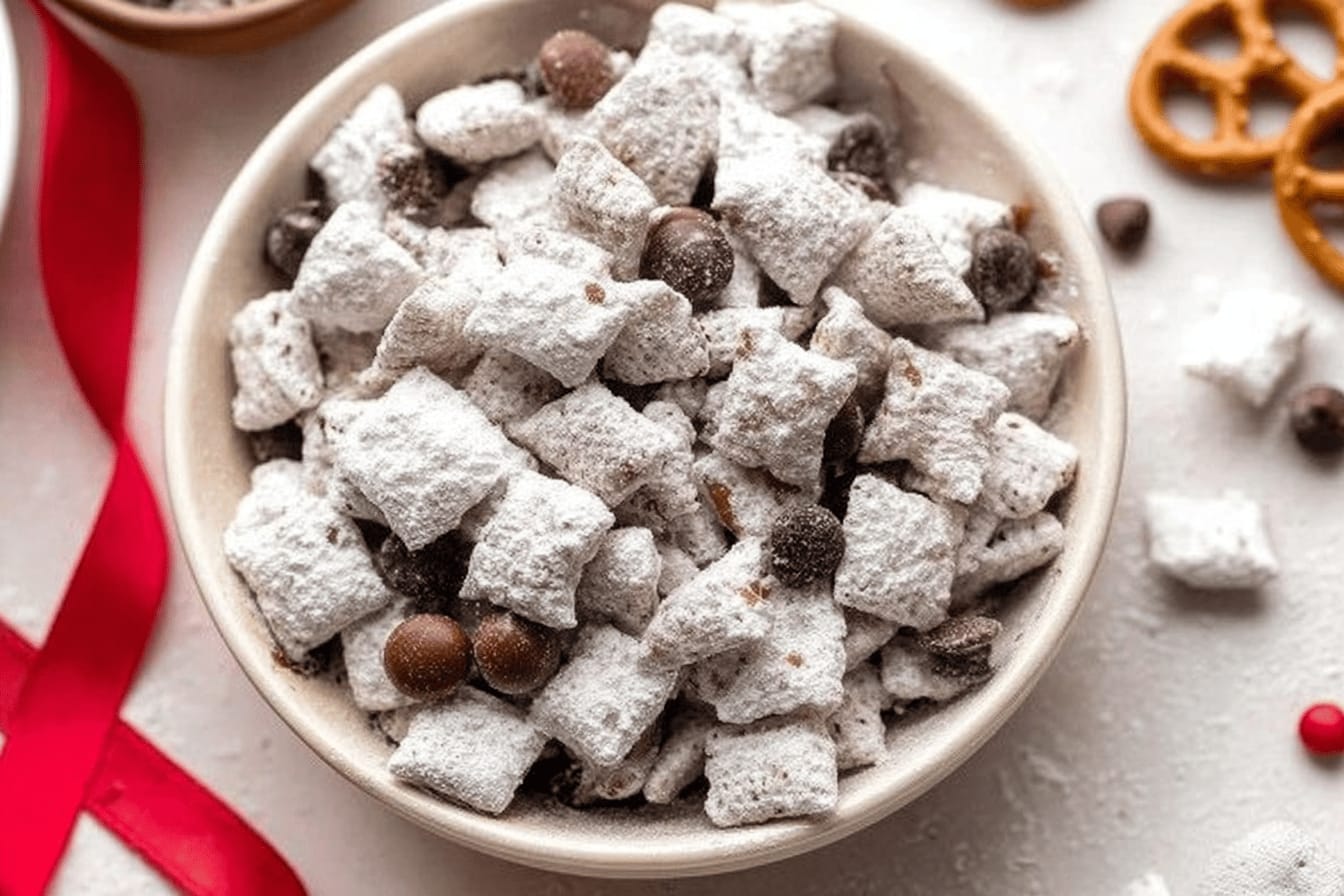 Salted Caramel Puppy Chow Recipe Delight