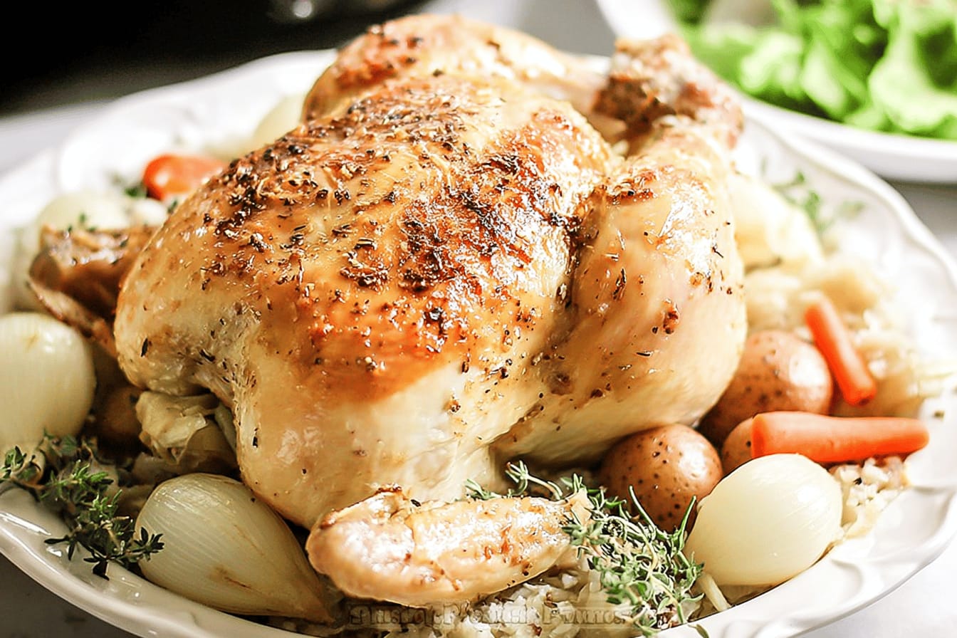 Savory Dutch Oven Roast Chicken Recipe
