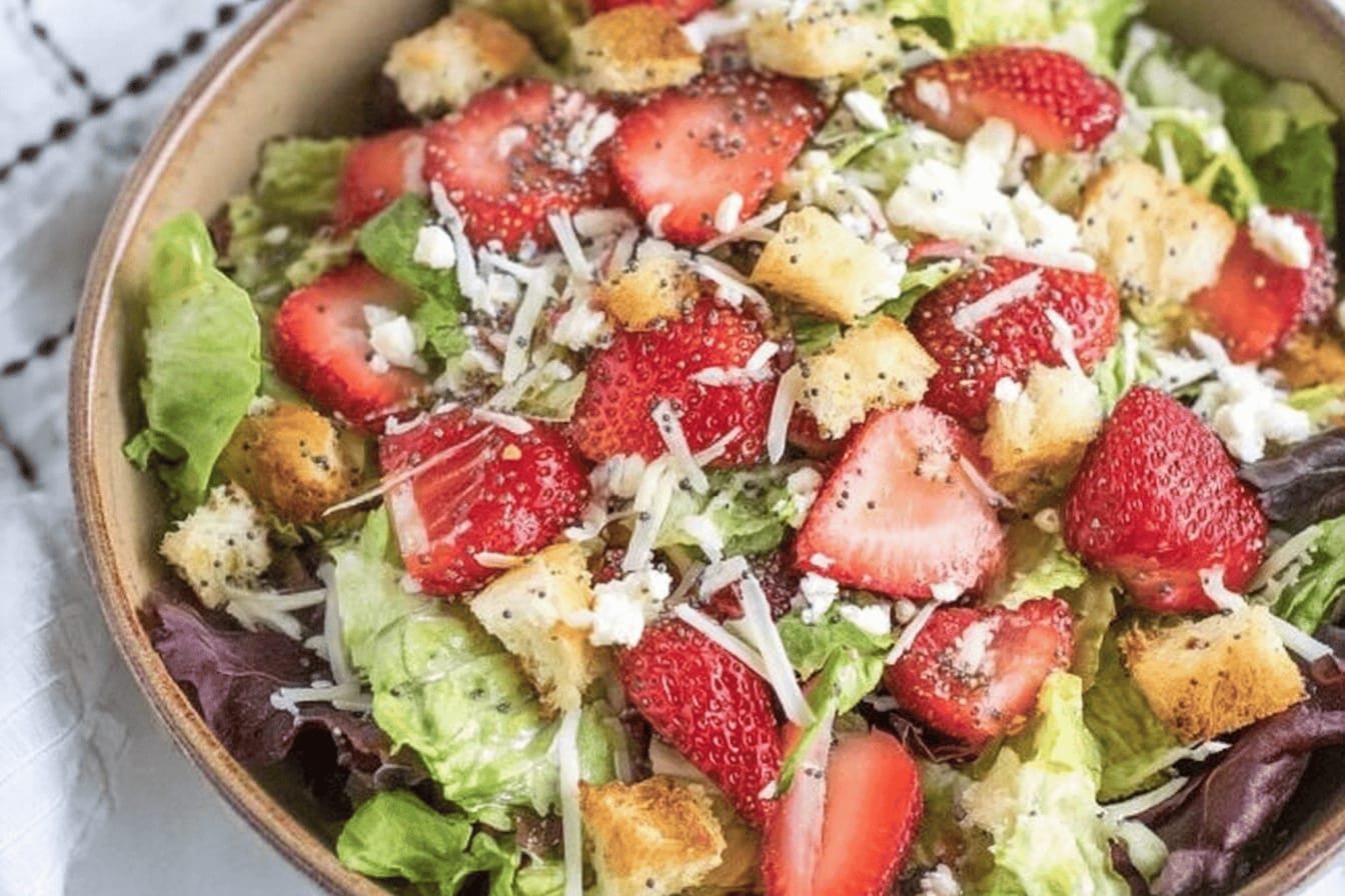 Strawberry Poppyseed Salad Recipe Delight