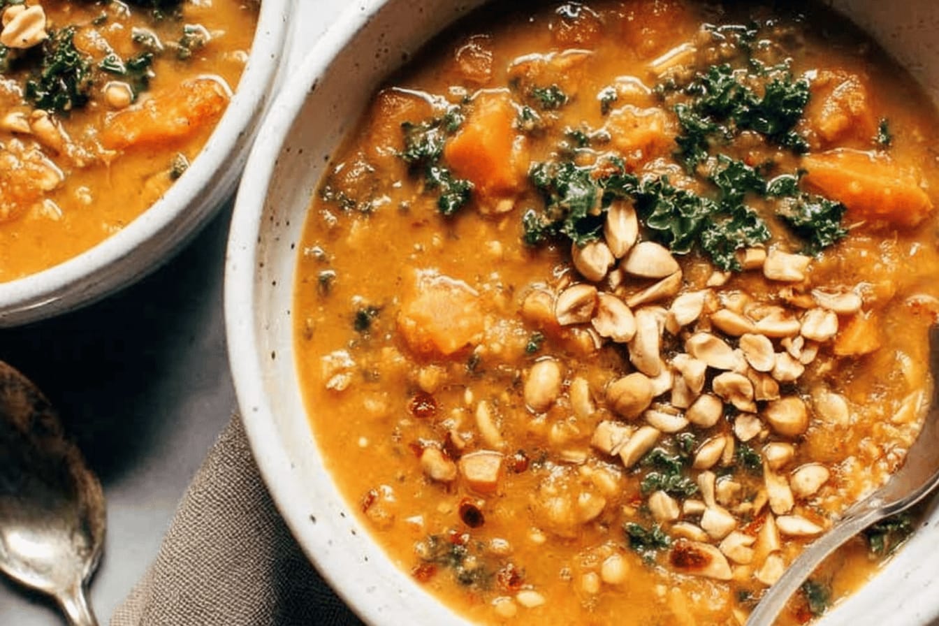 Sweet Potato Peanut Soup Recipe Ideas