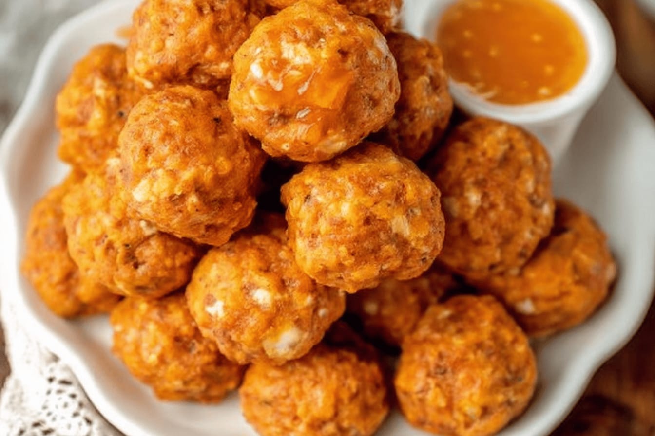 Sweet Potato Sausage Cheese Balls Recipe