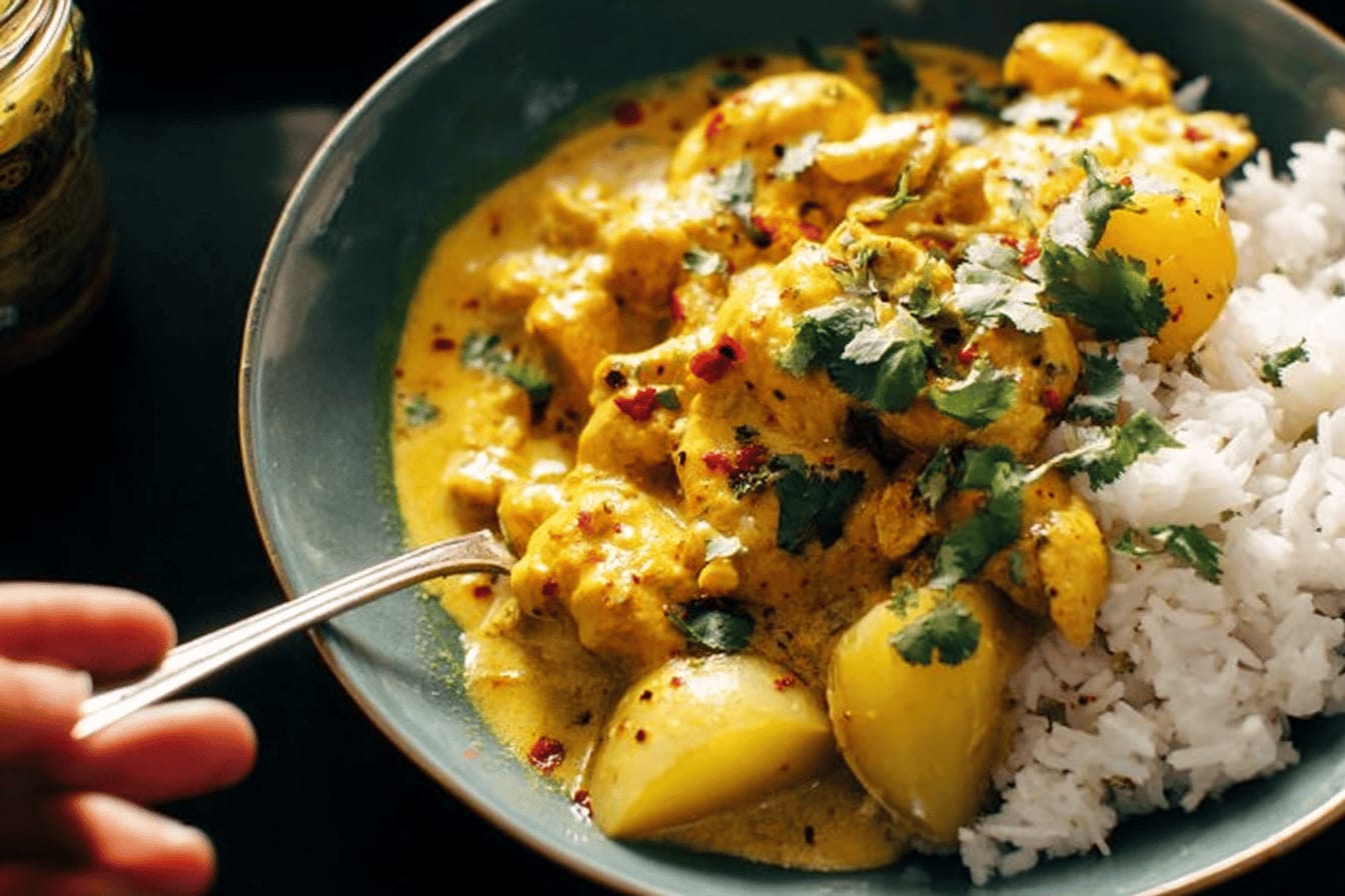 Thai Yellow Chicken Curry with Potatoes Recipe