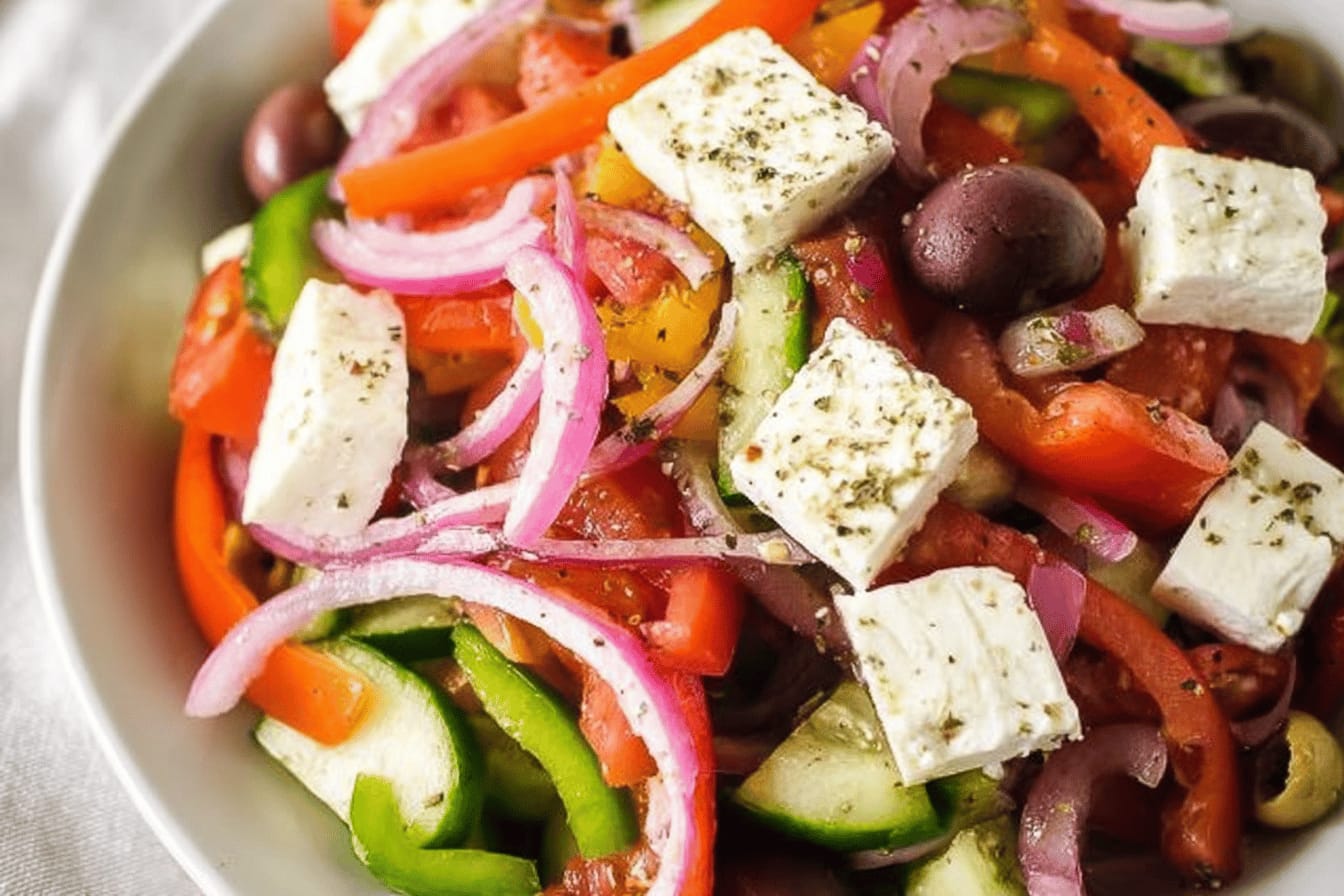 Authentic Greek Salad Recipe for Fresh Flavors