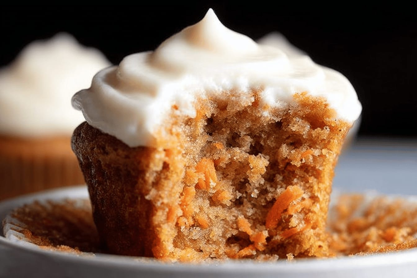 Best Carrot Cake Cupcakes with Cream Cheese