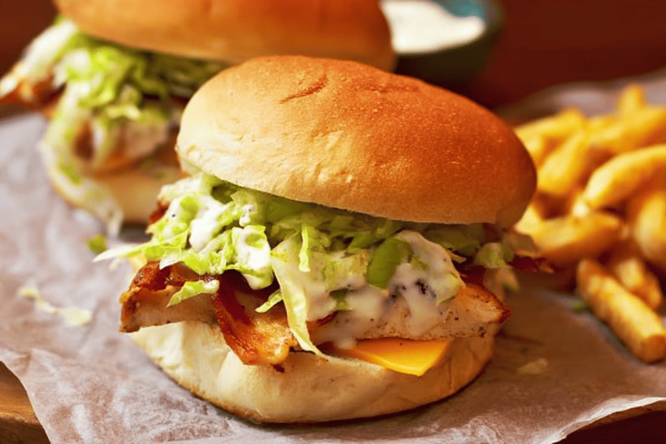 Chicken Bacon Ranch Sandwich Recipe
