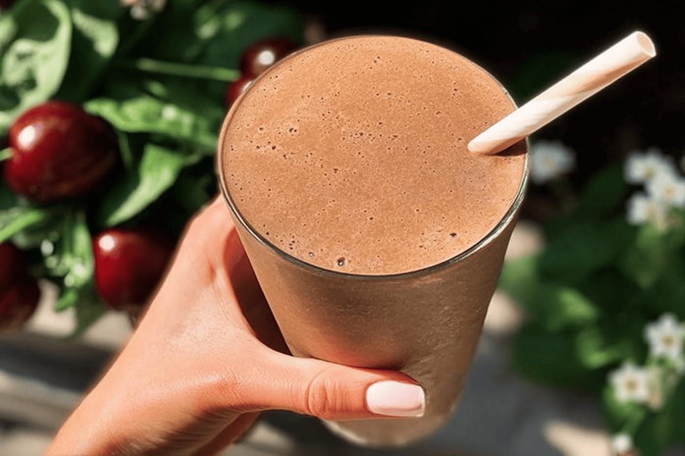 Chocolate Cherry Smoothie Recipe Delight