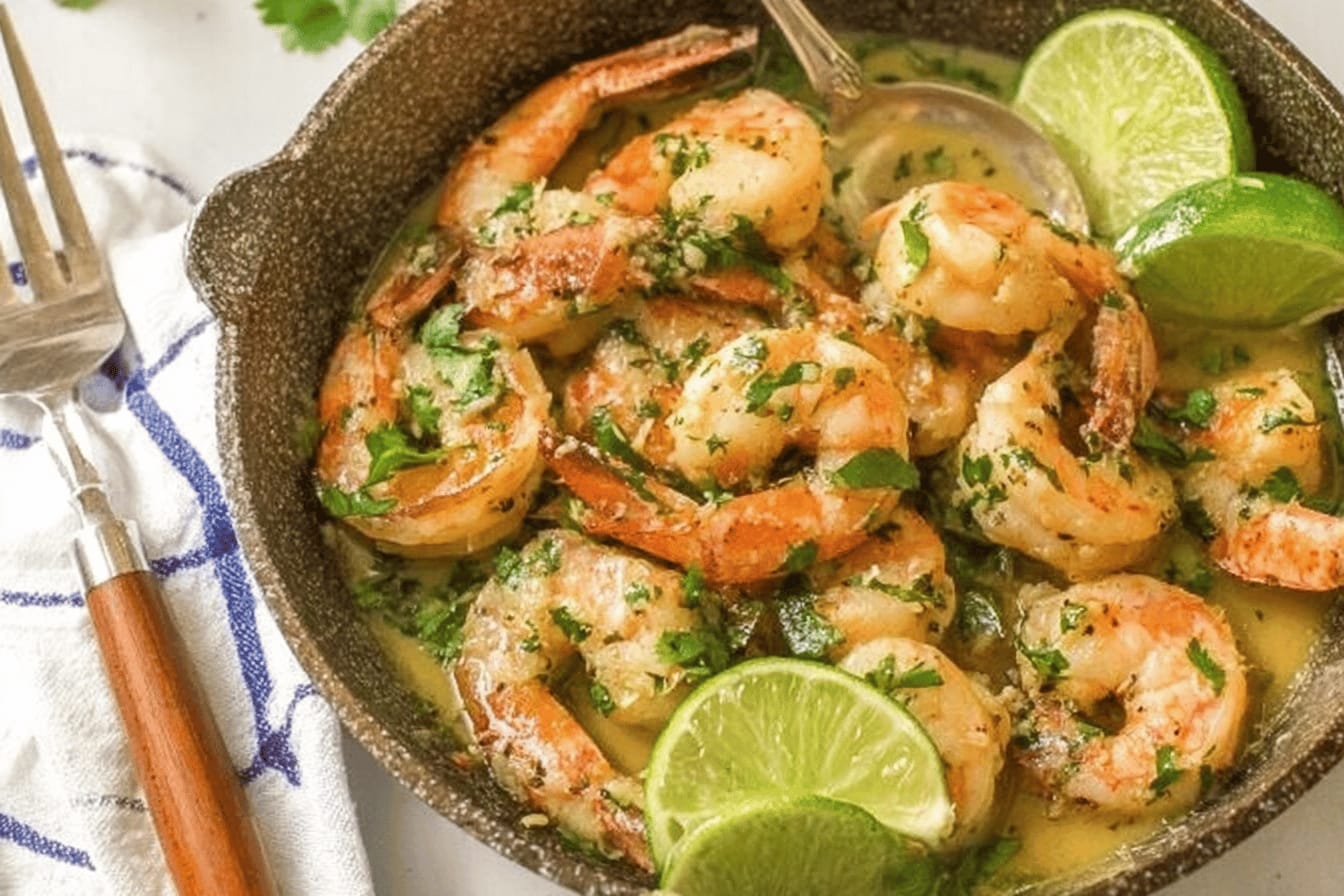 Cilantro Lime Shrimp Scampi Recipe