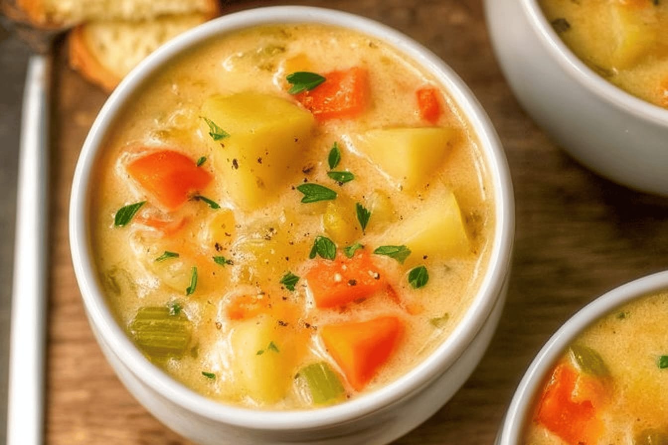 Creamy Cheesy Potato Soup Recipe