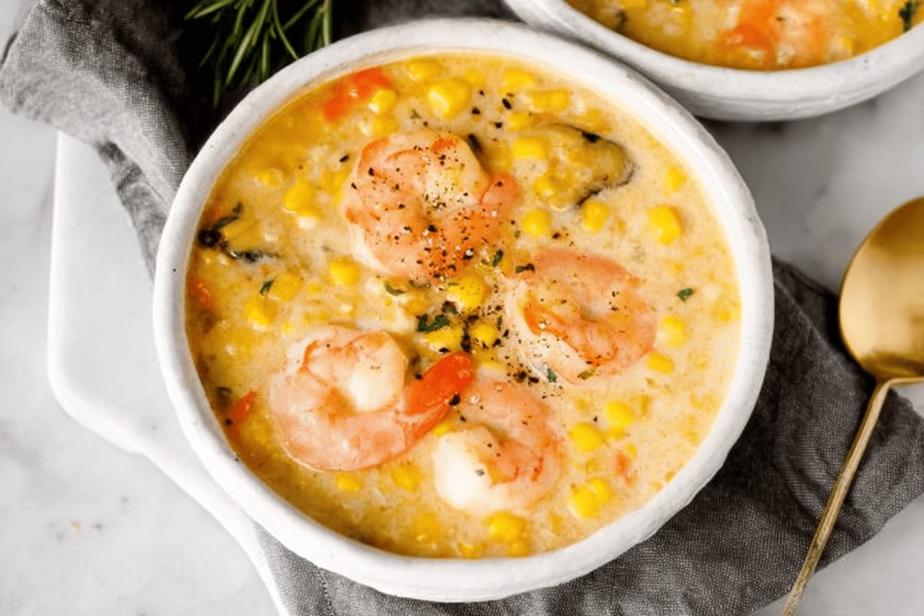 Creamy Shrimp and Corn Chowder Recipe