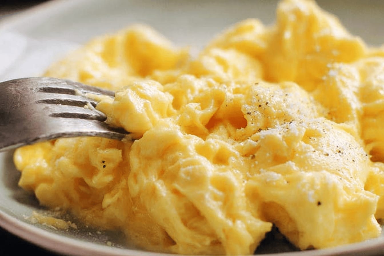 Creamy Soft Scrambled Eggs Recipe