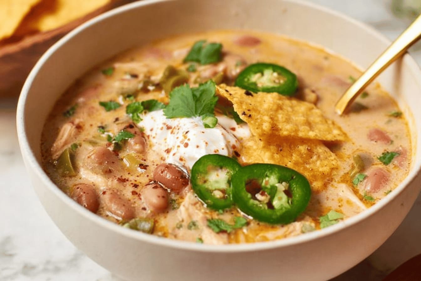 Creamy White Chicken Chili Recipe