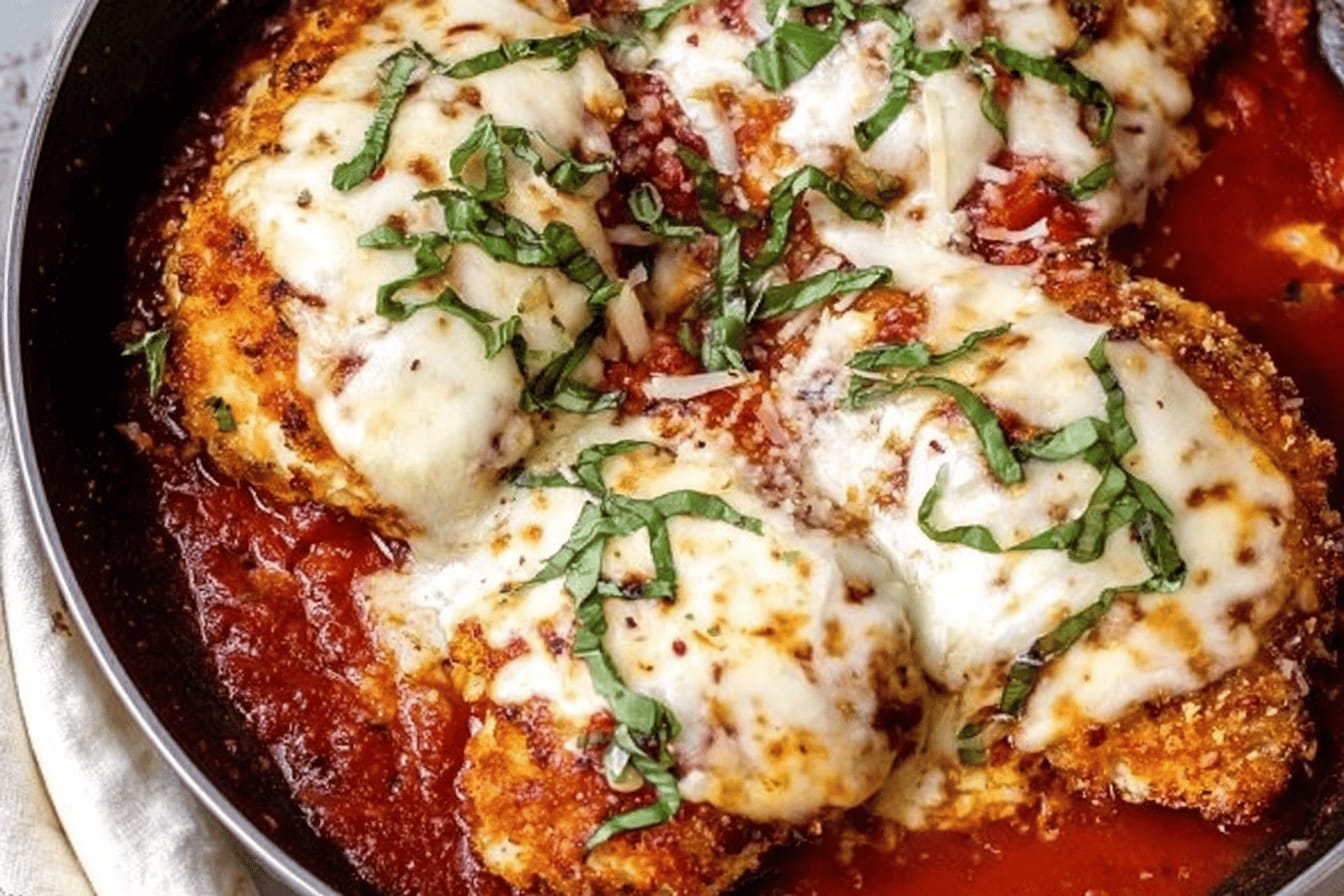 Crispy Chicken Parmesan Recipe You’ll Love