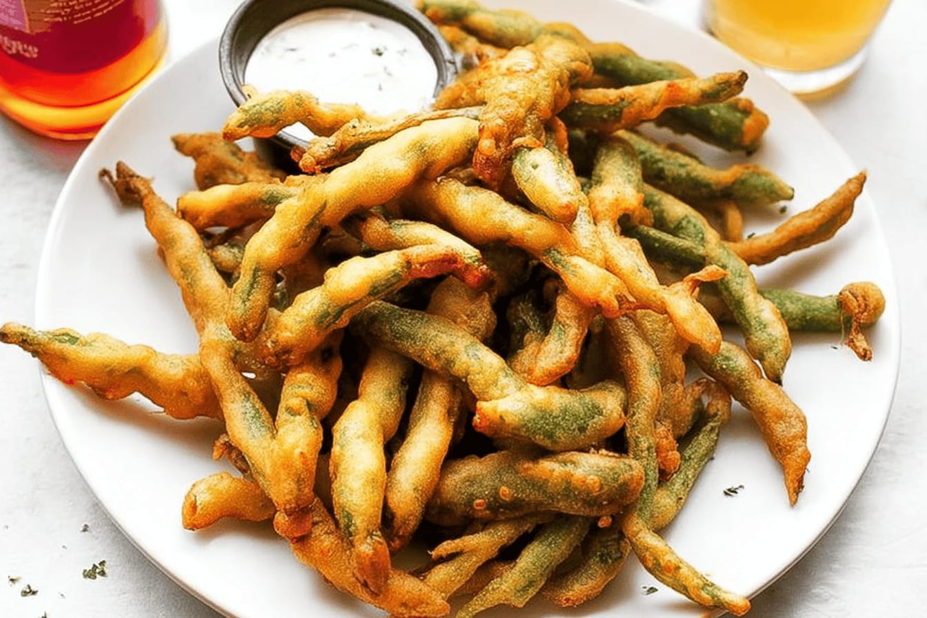 Crispy Fried Green Beans Recipe