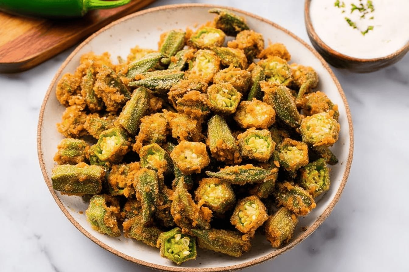 Crispy Fried Okra Recipe for Snack Lovers