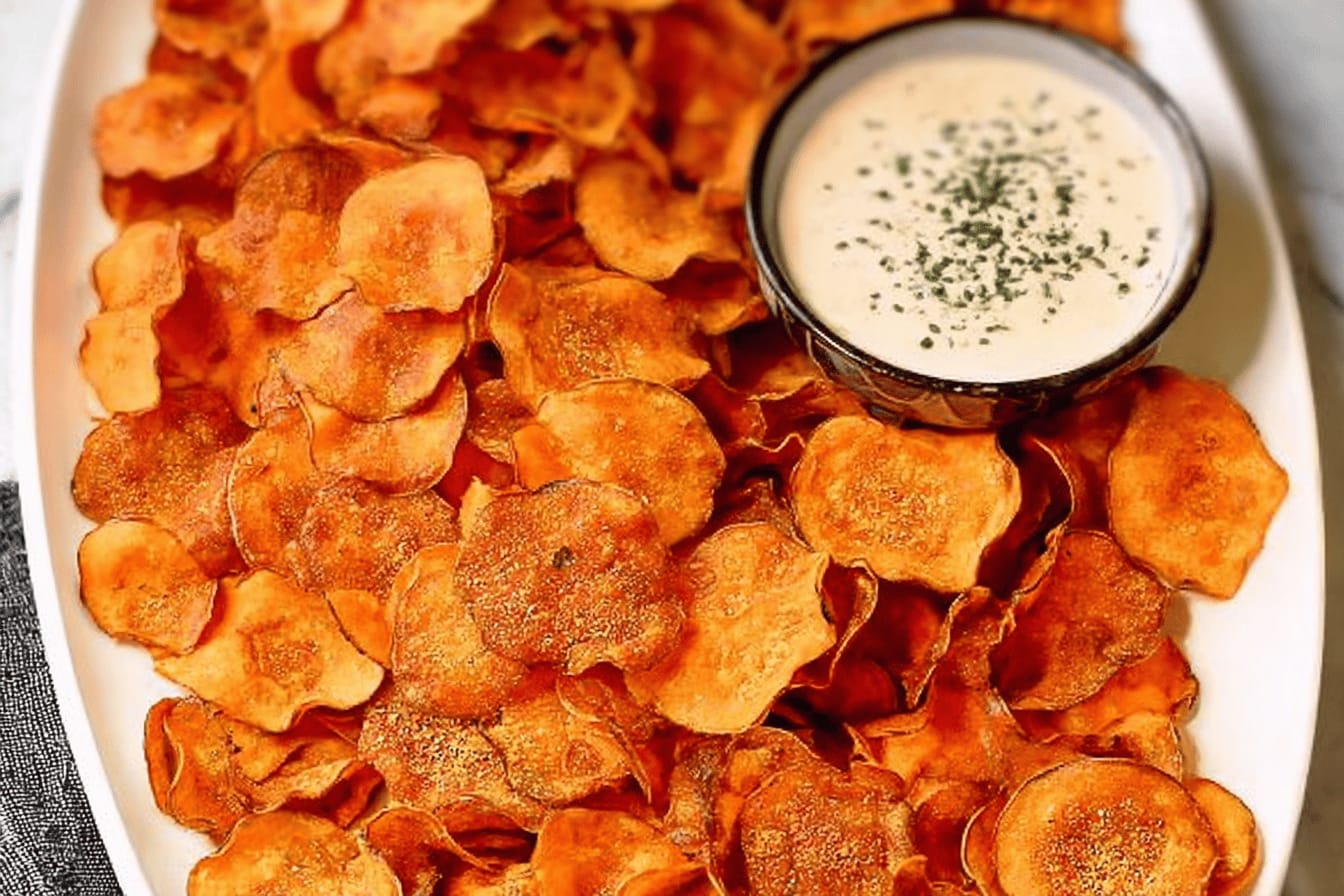 Crispy Sweet Potato Chips Recipe