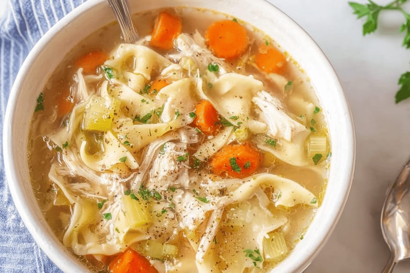 Crockpot Chicken Noodle Soup Recipe